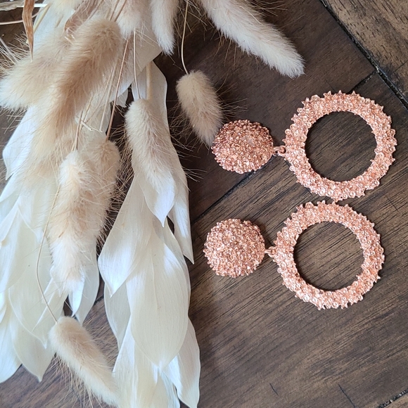 BHLDN Accessories - Bhldn rose gold earrings